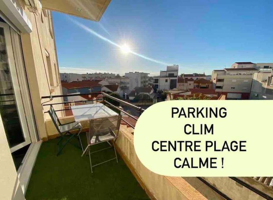 Appart T2 Calme - Centre De Canet - Parking - Clim Canet-en-Roussillon Exterior foto